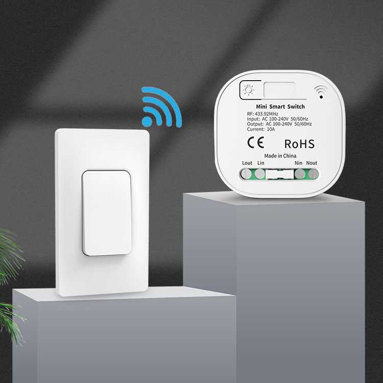 AC85-265V Wireless Reset Light Switch Controller For Staircase Lighting System